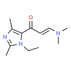 2-Propen-1-one,3-(dimethylamino)-1-(1-ethyl-2,4-dimethyl-1H-imidazol-5-yl)-(9CI) picture