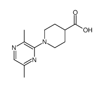 4-Piperidinecarboxylicacid,1-(3,6-dimethylpyrazinyl)-(9CI)结构式