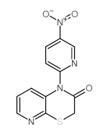 1H-Pyrido[2,3-b][1,4]thiazin-2(3H)-one, 1-(5-nitro-2-pyridinyl)-结构式