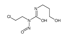 3-(2-Chloroethyl)-1-(3-hydroxypropyl)-3-nitrosourea结构式