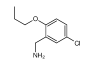 (5-chloro-2-propoxybenzyl)amine(SALTDATA: HCl)结构式