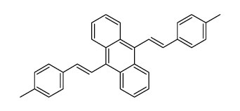9,10-bis[2-(4-methylphenyl)ethenyl]anthracene Structure