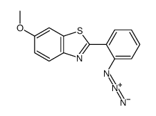 2-(2-azidophenyl)-6-methoxy-1,3-benzothiazole Structure