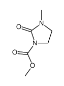 methyl 3-methyl-2-oxoimidazolidine-1-carboxylate结构式