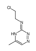 N-(2-chloroethyl)-5-methyl-1,2,4-triazin-3-amine结构式