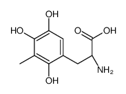 (2S)-2-amino-3-(2,4,5-trihydroxy-3-methylphenyl)propanoic acid结构式