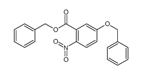 benzyl 2-nitro-5-phenylmethoxybenzoate结构式