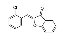 2-[(2-chlorophenyl)methylidene]-1-benzofuran-3-one Structure