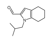 1-(2-methylpropyl)-4,5,6,7-tetrahydroindole-2-carbaldehyde Structure