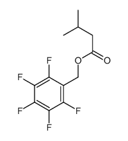 (2,3,4,5,6-pentafluorophenyl)methyl 3-methylbutanoate结构式