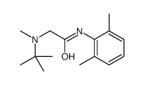 2-[tert-butyl(methyl)amino]-N-(2,6-dimethylphenyl)acetamide结构式