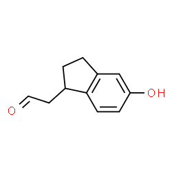 1H-Indene-1-acetaldehyde,2,3-dihydro-5-hydroxy-(9CI) Structure