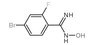 4-BROMO-2-FLUORO-N-HYDROXYBENZAMIDINE Structure