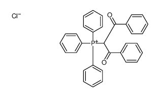 (1,3-dioxo-1,3-diphenylpropan-2-yl)-triphenylphosphanium,chloride Structure