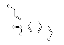 N-[4-(3-hydroxyprop-1-enylsulfonyl)phenyl]acetamide Structure