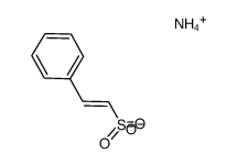 ammonium 2-phenylethylenesulfonate结构式