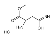 D-ASPARAGINEMETHYLESTERHYDROCHLORIDE structure