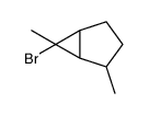 6-bromo-2,6-dimethylbicyclo[3.1.0]hexane结构式