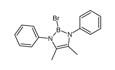 2-bromo-4,5-dimethyl-1,3-diphenyl-1,3,2-diazaborole结构式