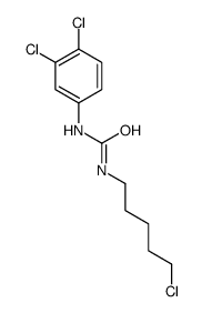 1-(5-chloropentyl)-3-(3,4-dichlorophenyl)urea结构式