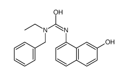 1-benzyl-1-ethyl-3-(7-hydroxynaphthalen-1-yl)urea Structure