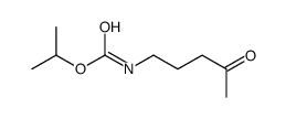 Carbamic acid,(4-oxopentyl)-,1-methylethyl ester (9CI)结构式