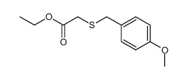 1-(carboethoxy)-1-(4-methoxybenzylthio)methane Structure