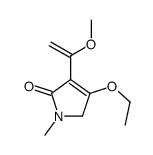 2H-Pyrrol-2-one,4-ethoxy-1,5-dihydro-3-(1-methoxyethenyl)-1-methyl-(9CI)结构式