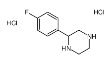 2-(4-FLUOROPHENYL)PIPERAZINE 2HCL Structure