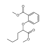 methyl 2-(1-methoxy-1-oxohexan-2-yl)oxybenzoate Structure