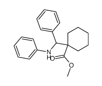 methyl 1-(phenyl-N-phenylaminomethyl)cyclohexanecarboxylate Structure