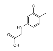 2-(3-chloro-4-methylanilino)acetic acid Structure