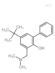 [1,1'-Biphenyl]-2-ol,3-[(dimethylamino)methyl]-5-(1,1-dimethylethyl)-, hydrochloride (1:1) picture