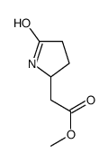 (5-氧代-吡咯烷-2-基)-乙酸甲酯结构式