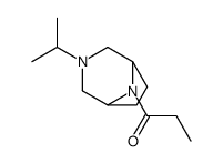 3-Isopropyl-8-propionyl-3,8-diazabicyclo[3.2.1]octane structure
