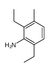 Benzenamine,2,6-diethyl-3-methyl- structure