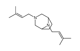 3,8-bis(3-methylbut-2-enyl)-3,8-diazabicyclo[3.2.1]octane Structure