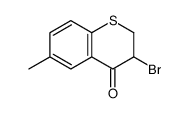 3-bromo-6-methyl-2,3-dihydrothiochromen-4-one结构式