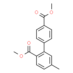 dimethyl 5-methyl[1,1'-biphenyl]-2,4'-dicarboxylate structure
