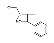 N-[(1R,2S)-1-hydroxy-1-phenylpropan-2-yl]-N-methylformamide结构式