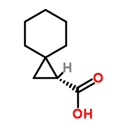 Spiro[2.5]octane-1-carboxylic acid, (1R)- (9CI)结构式