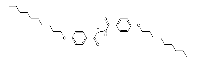 N,N'-Bis-<4-decyloxy-benzoyl>-hydrazin结构式