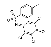 N-p-methylbenzenesulfonyl-2,3,6-trichloro-1,4-benzoquinone imine Structure