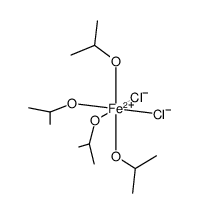 [iron(II) (chloride)2 (2-propanol)4]结构式