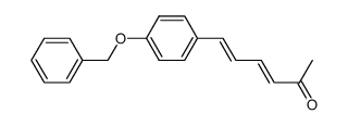 6-(4-benzyloxyphenyl)hexa-3,5-dien-2-one Structure