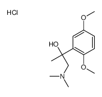 [2-(2,5-dimethoxyphenyl)-2-hydroxypropyl]-dimethylazanium,chloride Structure