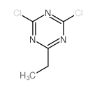 1,3,5-Triazine,2,4-dichloro-6-ethyl- structure