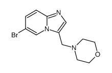 4-((6-bromoimidazo[1,2-a]pyridin-3-yl)methyl)morpholine Structure