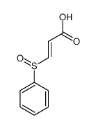 3-(benzenesulfinyl)prop-2-enoic acid结构式