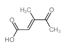 2-Pentenoicacid, 3-methyl-4-oxo-, (E)- (9CI)结构式